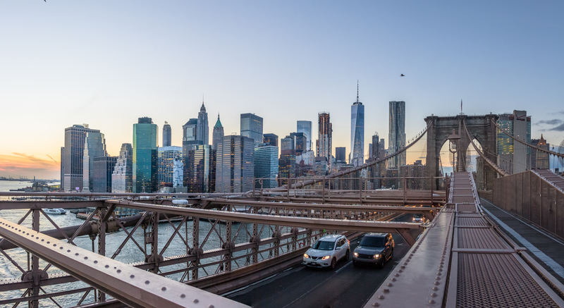 Driving the Brooklyn Bridge