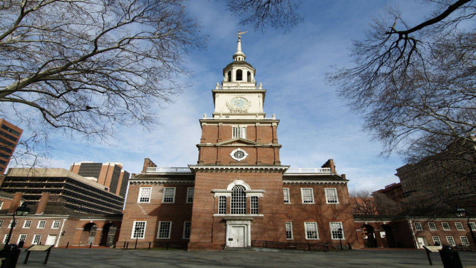 Independence Hall in Philadelphia, PA