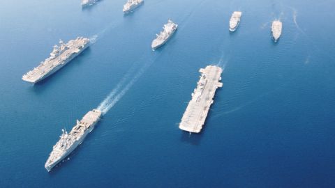 Barcos en el mar