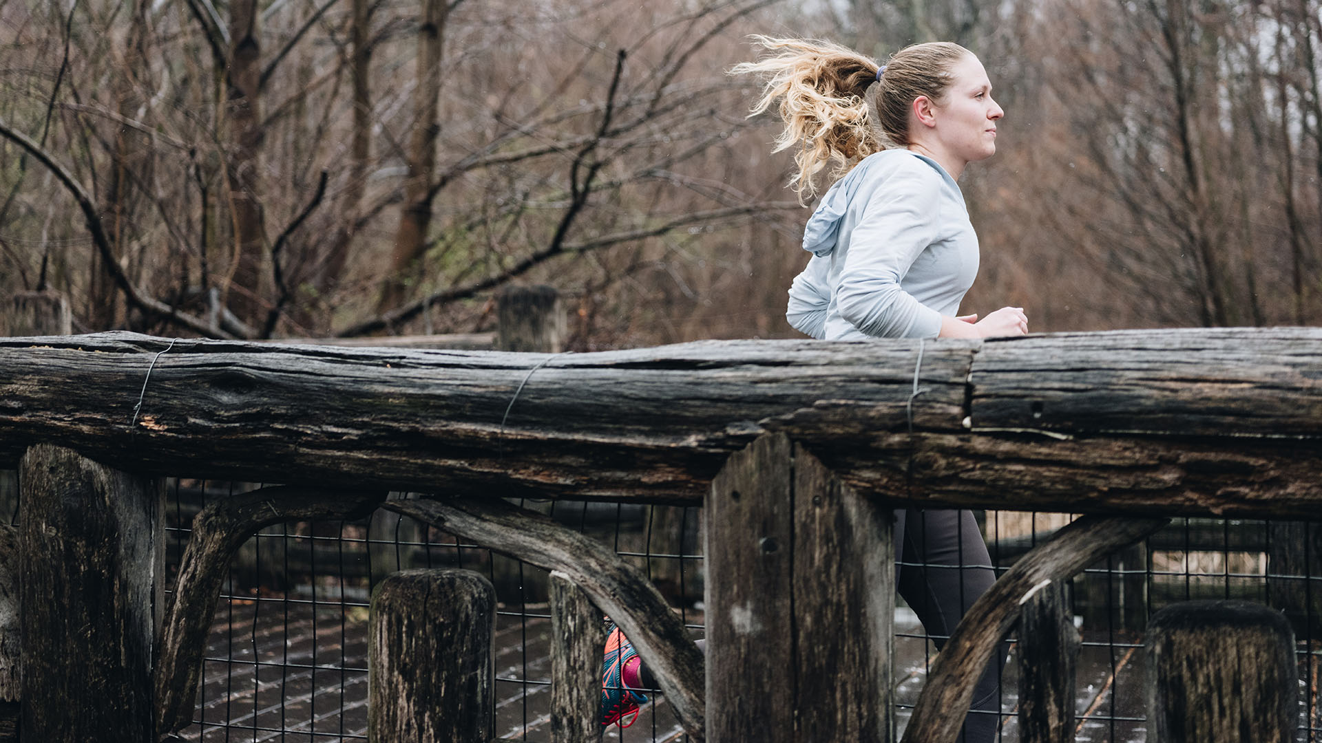 The author runs at Prospect Park in Brooklyn.